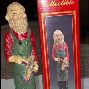 Windsor Collection Vintage Pencil Santa Figurine Christmas 12" w/ Orig Box